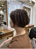 ショートボブ　ひし形ボブ　くびれボブ