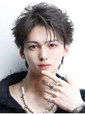 フェザーパーマフェザーショート毛流れセンターパート韓国ヘア健