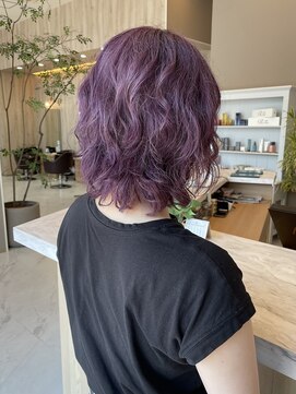 ユウヘアー 千代田橋店(U Hair) パープルカラー