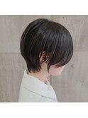 ショートカットの曲がる縮毛矯正/髪質改善