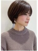 【３０代４０代５０代】重ため前髪マッシュショート