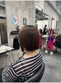 ショートボブ ミニボブ 丸みボブ