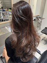 テクネ 天神大名(techne) 天神大名レイヤーカット大人レイヤーくびれヘアロング今泉