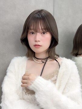 ロンドリゼル 札幌(Lond RiseL) ◯ オリーブグレー/韓国/レイヤーカット/髪質改善/縮毛矯正/札幌