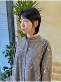 美髪小顔似合わせカットイメチェンワイドバング大人ショートボブ