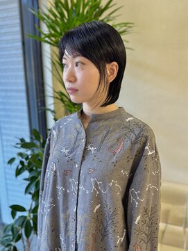 ハヤシ(HAYASHI) 美髪小顔似合わせカットイメチェンワイドバング大人ショートボブ