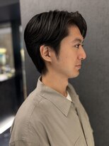 ヨシザワインク プレミアム 横浜 桜木町店(YOSHIZAWA Inc. PREMIUM)&nbsp;モテ確定毛流れナチュラルメンズアップバングスタイル