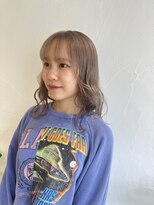 リル 茅ヶ崎(Liru:)&nbsp;【Rina】くすみベージュ/黒髪/ボブルフ/ネビージュ/茅ヶ崎