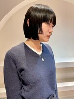 ロマリア(Lomalia)&nbsp;ボブヘア[表参道/原宿/ダブルカラー/ケアブリーチ/縮毛矯正]