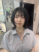 ロンドシエル 横浜(Lond ciel)&nbsp;オリーブグレー/ショート/前髪/レイヤー/髪質改善/縮毛矯正/横浜