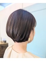 ジェルム ヘアーワークス(germe hair works) 丸みショートボブ