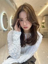 エヌ 大阪梅田茶屋町(enu) 韓国風レイヤーカット×ブラウンカラー