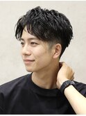 王道ツイスパアップバングショートビジネス