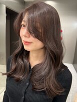 ロシェ 横浜店(loche)&nbsp;ワンホンヘア×レイヤーカット×ミルクブラウン横浜駅