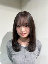 ノイ(noi)&nbsp;大人可愛いミディアムレイヤー×グレージュカラー