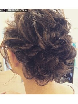 リコモ(Likkle More) フルアップ×編み込み 担当中西【十条 美容室 リコモ】