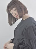 【IGGY表参道】シンプル小顔ボブでシアーアッシュなカラー☆