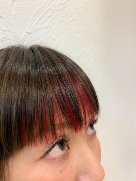 ラバフロー 小野原店(LAVA FLOW) バングインナーカラー