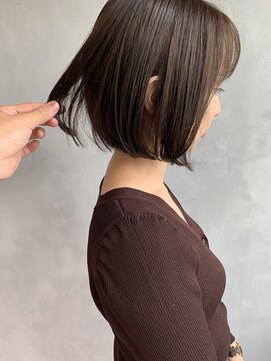 キチ(kichi.) [kichi.] 丸みボブ×ココアブラウン