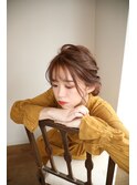 編みおろしヘアアレンジ☆