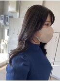 韓国風顔まわりカット◎大人ダークグレージュ!!