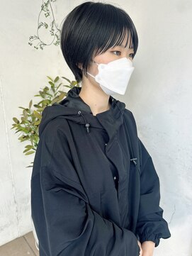 トレヘアー(tRe hair) すっきりショート 暗髪 ブラック