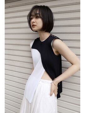 ラボ(Ravo) 簡単スタイリング ラフな丸みボブ