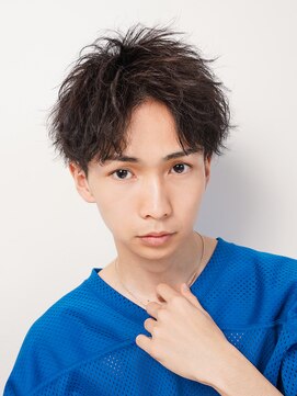 アルファ 新宿(alpha) フェザーパーマ/刈り上げセンターパート/サーフカール[新宿]