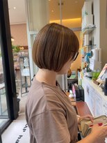 ナップヘアー NAP hair ハイライト×ミニボブ
