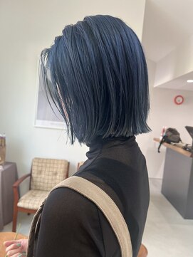 堂(DOH) denim blue bob