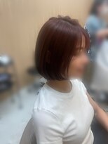 ユニックス イオンモール春日部店(UNIX)&nbsp;「暗めトーン×ツヤ感のあるミニマムなボブ」