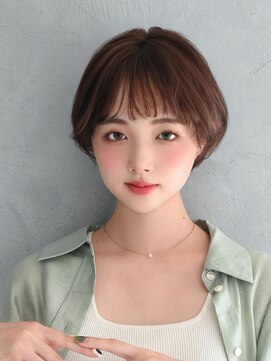 アース 調布店(HAIR & MAKE EARTH) 抜け感ショートボブ