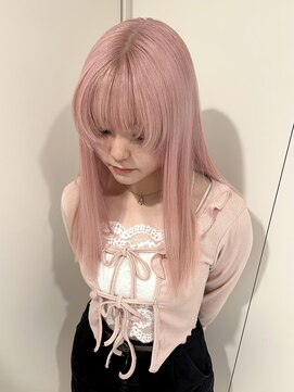 ペレ 梅田(PELE) 黒髪/ボブルフ/ネビージュ/小顔/ワンレン/梅田/髪質改善/前髪