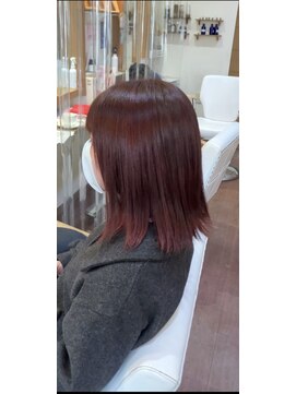ヘアーメイク ラピス(hair make Lapis) 外はねボブ