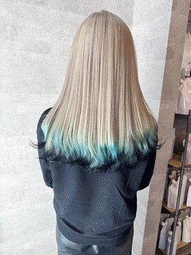 ブレイブ ヘアデザイン(BRaeVE hair design) ホワイトベージュ＆エンドカラー