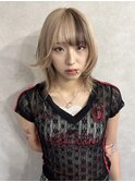 ミルクティーブラウン「宇都宮/ブリーチデザイン」