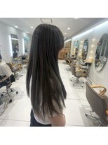 ヴァンカウンシル 金山(VANCOUNCIL kanayama)&nbsp;ホワイトグレーシュミニウルフデジタルパーマ　　A5