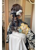 袴 × ツインアレンジ