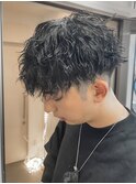 横浜シャドウパーマ緩めスパイラルパーマルーズパーママッシュ◆