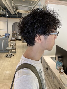 シェノン 赤羽店(CHAINON) メンズツイストスパイラルパーマミディアムウェーブ赤羽美容室