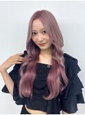ペールピンク/ブリーチ2回/韓国ヘア