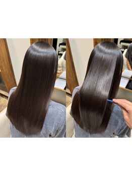 髪のダメージを徹底ケア！髪質・状態に合わせた薬剤で、艶やかな仕上がりに【熊谷/髪質改善】