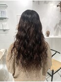 縮毛矯正履歴にモコモコなパーマ♪