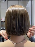 タッセルボブ 髪質改善 ストレート 縮毛矯正