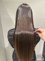 イオエ 西梅田(ioe)&nbsp;ブリーチなしカラー／髪質改善/ミルクティーベージュ/顔へア