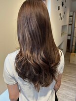 リムヘアーズボウグループ(Rim hairs BEAU group)&nbsp;滋賀/守山/セミロング/アッシュミルクティー