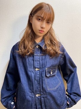 シティ(sity.) 【sity.】 パーマ風スタイル　ブラウンベージュ