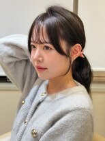 ロンドガーネット 池袋(Lond garnet)&nbsp;暗めカラー/韓国風巻き/レイヤーカット/髪質改善/縮毛矯正/池袋