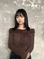 ドミ(DOMI)&nbsp;レイヤーカット×ラベンダーブラック