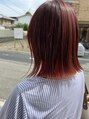 シャイニー ヘアー ダイス(SHINY HAIR DaiCe) 切りっぱなし、ミディアムボブ
